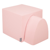 KiddyMoon Spielplatz aus Schaumstoff Hügel/Tunnel Hindernisläufen, pink, Multi-Größe