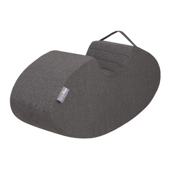 KiddyMoon Schaumstoff Wippe Baby Hüpfer für Kinder, dunkelgrau, M