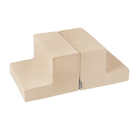 KiddyMoon Spielplatz aus Schaumstoff Stüfchen/Stüfchen, sandbeige, Multi-Größe