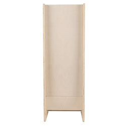 KiddyMoon Rutsche / Sitz 2in1 aus Holz für Kleinkinder, Freistehende Rutsche SC-002, natürlich, Groß