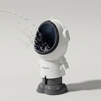 KiddyMoon Kinder-Töpfchen Höhenverstellbar Urinal für Kind Astronaut Design, weiß, UNI