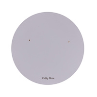 KiddyMoon Wanddekor 3D Wandskulpturen Kinderzimmer Akccessoire Für Kinder Wanddeko, Mond: Grau, UNI