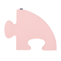 KM-PZLV-KW5 KiddyMoon Puzzles aus Schaumstoff Puzzlespiel Set Spielmatte für Kinder, Rosa/ Hellgrau