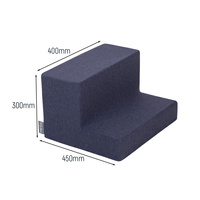 KiddyMoon Spielplatz aus Schaumstoff Stüfchen Hindernisläufen, dunkelblau, Multi-Größe