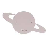 KiddyMoon Wanddekor 3D Wandskulpturen Kinderzimmer Akccessoire Für Kinder Wanddeko, Saturn: Beige/Grau, UNI