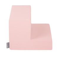 KiddyMoon Spielplatz aus Schaumstoff Stüfchen Hindernisläufen, pink, Multi-Größe