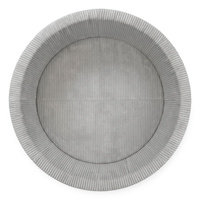 KiddyMoon Bällebad für Kinder aus Schaumstoff, weicher Rippbezug, abnehmbarer Bezug, weiches und sicheres Spielzeug, waschbar, Hellgrau: Ohne Bälle, 90 x 30 cm Ohne Bälle