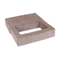 KiddyMoon Kindersofa und Bällen Für Kinder Weiches Schaumstoff-Sofa Leich Modulares Sofa Vielseitig Abnehmbarer Bezug Perfekt für Spiel Lernen und Entspannung, dunkelbeige: pastellbeige/pastellblau/weiß/perle, Sofa + 100 Bälle