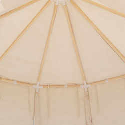 KiddyMoon Spielzelt Kinderzelt Faltbare Für Kinder Pavillon Förmiges Kinderhaus Leicht Zu Montieren Zum Spielen Und Entspannen Geeignet Für Drinnen Und Draußen, Naturfarbe:pastellbeige/pastellgelb/weiß/minze/puderrosa, 400 Bälle