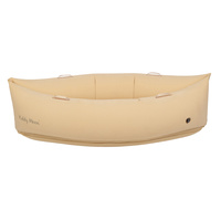 KiddyMoon Peapod Sensorischer Stuhl für Kinder Aufblasbarer Entlastungstherapie, beige, L