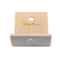 KiddyMoon Balance Board Holz Balancebrett Kinder Gleichgewicht Montessori BB-004, Natürlich, Brett