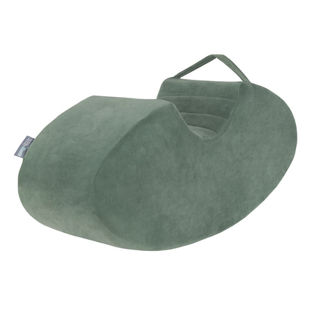 KiddyMoon Schaumstoff Wippe Baby Hüpfer für Kinder, waldgrün, M