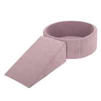 KiddyMoon Spielplatz Aus Schaumstoff Für Kinder mit Bälle Waschbare Bezug, violett: pastellbeige/weiß/perle, Bällebad (200 Bälle) + Zwickel