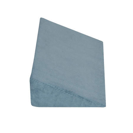KiddyMoon Zwickel Für Kinder aus Weichem Schaumstoff Leicht Vielseitig Gerippter Stoff Flexiblen Designs Abnehmbarer Bezug Perfekt zum Spielen und Entspannen, blau, Zwickel