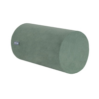 KiddyMoon Spielplatz Velvet Aus Schaumstoff Für Babys Hindernisläufen, Hergestellt In Der EU, waldgrün, Nackenrolle