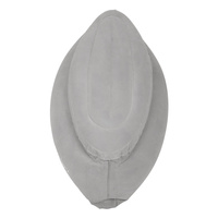 KiddyMoon Peapod Sensorischer Stuhl für Kinder Aufblasbarer Entlastungstherapie, grau, L