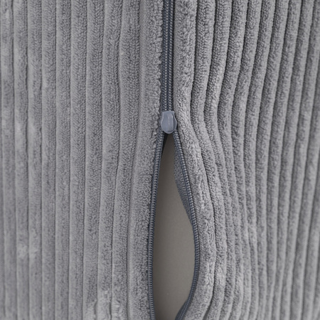 KiddyMoon Kindersessel aus Schaumstoff Sessel für Kinder Kinderzimmer Faltmatratze Relaxsessel Kuschelsessel, dunkelgrau, Kindersofa