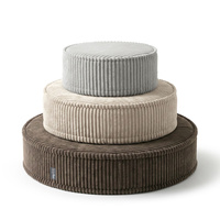 KiddyMoon 3-Teilige Schaumstoff Elements für Kinder Kinderzimmer-Accessoire, jasnoszary-beżowy-brązowy