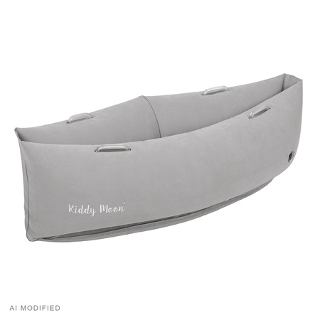 KiddyMoon Peapod Sensorischer Stuhl für Kinder Aufblasbarer Entlastungstherapie, grau, M