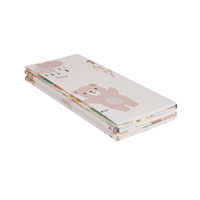 KiddyMoon Babymatte Zweiseitige Krabbelmatte Schaumstoffmatte Für Kinder Kindermatte Kindgerechte Muster Spielplatz Entwicklung Sicherer Und Bequemer Ideal Für Drinnen Und Draußen, Braun-Elefant, 180x200x1cm