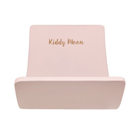 KiddyMoon Balance Board aus Holz für Kinder, Babys Montessori Spielzeug, Gleichgewicht, Balancieren Babys Holzspielzeug, Balancebrett Wackelbrett Gleichgewicht, Pink, 83x29,5x1,4 cm