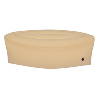 KiddyMoon Peapod Sensorischer Stuhl für Kinder Aufblasbarer Entlastungstherapie, beige, M