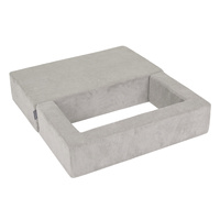 KiddyMoon Kindersofa und Bällen Für Kinder Weiches Schaumstoff-Sofa Leich Modulares Sofa Vielseitig Abnehmbarer Bezug Perfekt für Spiel Lernen und Entspannung, hellgrau: dunkeltürkis/pastellbeige/weiß/minze, Sofa + 100 Bälle