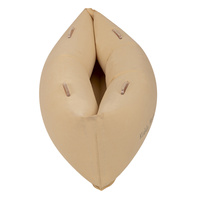 KiddyMoon Peapod Sensorischer Stuhl für Kinder Aufblasbarer Entlastungstherapie, beige, M