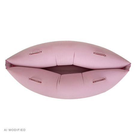 KiddyMoon Peapod Sensorischer Stuhl für Kinder Aufblasbarer Entlastungstherapie, rosa, M