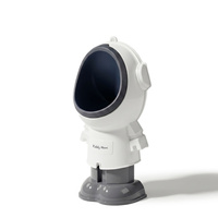 KiddyMoon Kinder-Töpfchen Höhenverstellbar Urinal für Kind Astronaut Design, weiß, UNI