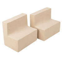 KiddyMoon Spielplatz aus Schaumstoff Stüfchen/Stüfchen, sandbeige, Multi-Größe