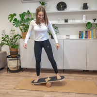 Kork Yogamatte Mit Rutschfeste Oberfläche Natürliche Langlebig Korkstruktur Vielseitig Nutzbar Und Perfekt Für Pilates Fitness Oder Balanceübungen, Natürlich, Einheitsgröße