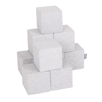 KiddyMoon Spielplatz aus Schaumstoff Würfel/Zwickel L/Stüfchen, , Multi-Größe