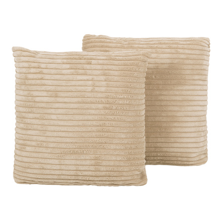 KiddyMoon Kinderkopfkissen 2er Set Kissen 30x30cm Weiches Kinderkissen Für Sofa Oder Kinderzimmer Mit Weicher Struktur, , 2er Pack