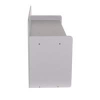 KiddyMoon Sitzbank mit Sitzfläche für Kinder Multifunktional Kindermöbel zum Sitzen Aufbewahrung Spielzeug Kind, Grau, UNI