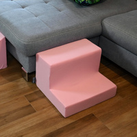 KiddyMoon Spielplatz aus Schaumstoff Stüfchen Hindernisläufen, pink, Multi-Größe