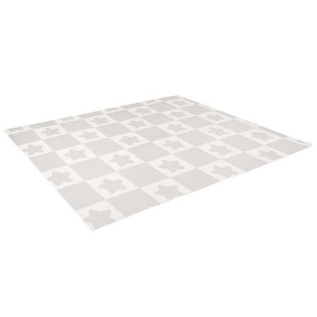 KiddyMoon Babymatte Zweiseitige Krabbelmatte Schaumstoffmatte Für Kinder Kindermatte Kindgerechte Muster Spielplatz Entwicklung Sicherer Und Bequemer Ideal Für Drinnen Und Draußen, Weiß-Pinguin, 180x200x1cm