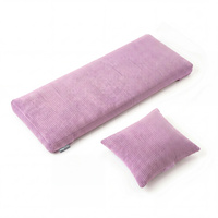 KiddyMoon Matratze mit Kissen für Balance Board Rippenstrick Bezug Waschbarer Bezug, hellviolett, Matratze/Kissen