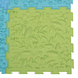 KiddyMoon Sensorik-Puzzlematte für Kinder Therapiematte, Mehrfarbig, 6 Stücke