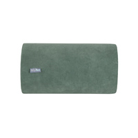 KiddyMoon Spielplatz Velvet Aus Schaumstoff Für Babys Hindernisläufen, Hergestellt In Der EU, waldgrün, Nackenrolle