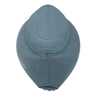 KiddyMoon Peapod Sensorischer Stuhl für Kinder Aufblasbarer Entlastungstherapie, blau, L