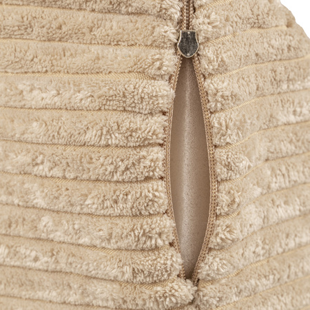 KiddyMoon Kindersessel aus Schaumstoff Sessel für Kinder Kinderzimmer Faltmatratze Relaxsessel Kuschelsessel, beige, Kindersofa