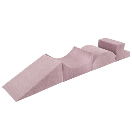 KiddyMoon Spielplatz Aus Schaumstoff Für Kinder Waschbare Bezug, Violett, Multi-Größe