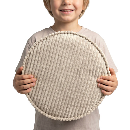 KiddyMoon 3-Teilige Schaumstoff Elements für Kinder Kinderzimmer-Accessoire, beige/braun/violett, Sx3