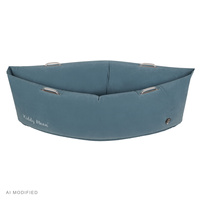 KiddyMoon Peapod Sensorischer Stuhl für Kinder Aufblasbarer Entlastungstherapie, blau, M