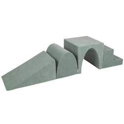 KiddyMoon Spielplatz Aus Schaumstoff Für Kinder Waschbare Bezug, Grün, Multi-Größe