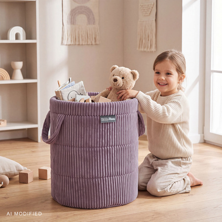 KiddyMoon KM-BIN Spielzeuge Körbe, Violett