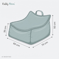 KiddyMoon KM-FTP-NEST Möbel Sessel, Grün