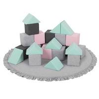 KiddyMoon Spielmatte für Kinder Aus Schaumstoff Montessori Weiche Kindermatte Babymatte Baby Spieldecke Krabbelmatte Schaumstoffmatte Spielzeug Teppich, Hergestellt In EU, hellgrau, XL