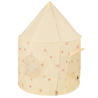 Spielzelt Für Kinder Pavillon Kinderzelt Indoor Outdoor Spielhaus, hellbeige: pastellbeige/grüngrau/pastellgelb/braun, 400 Bälle
